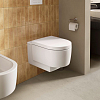 Duravit Balcoon Сиденье для унитаза, с микролифтом, цвет: сталь/белый глянцевый