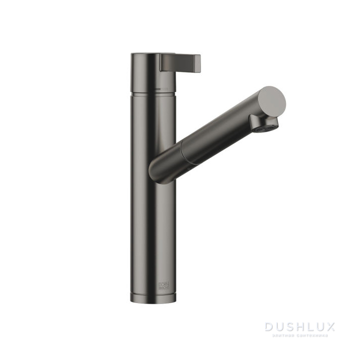 Фото Dornbracht ENO Смеситель для кухни, 1 отв., Pull-out, цвет: платина темная сатинированная