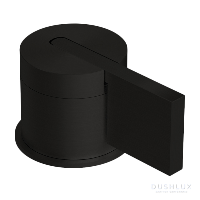 Фото Ritmonio DOT316 Смеситель для ванны/душа, встраиваемый, цвет: Black Stainless Steel