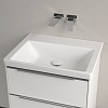 Villeroy&Boch Subway 3.0 Раковина 60х47х16.5см., без отв., подвесная, CeramicPlus, без перелива, цвет: белый камень