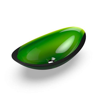 Knief Charm Shape Раковина 58.1x33.1x16.9см., накладная, без отв., из полимерного материала, цвет:  Aventurin # 080