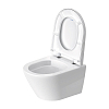 Duravit D-Neo Унитаз 47см., подвесной, безободковый, сиденье микролифт, цвет: белый