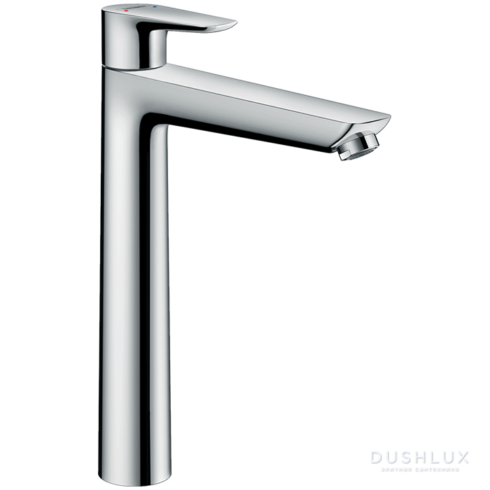 Фото Hansgrohe Talis E Смеситель для раковины 240, на 1 отв, без донного клапана, излив 183мм, h234мм, цвет: хром
