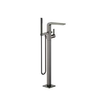 Dornbracht CL.1 Смеситель для ванны, напольный, с ручным душем, цвет: Dark Platinum matt