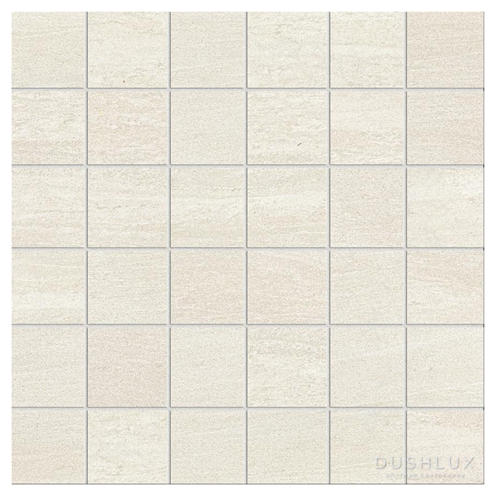 Фото Ergon Stone Project Керамогранит 30x30x0.95см, универсальная, неглазурованный, цвет: Mosaico Falda White naturale