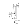 Grohe Tempesta-F Гигиенический душ, со шлангом 125см., цвет: белый