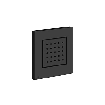 Gessi Внешняя часть поворотной боковой встраиваемой форсунки, цвет: Black XL