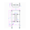Burlington Classic Полотенцесушитель Bloomsbury 49.7x95x24см 387 watts, цвет: хром