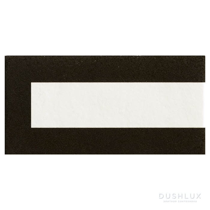 Фото Mutina Mattonelle Margherita 20.5х10.1 см, frame, универсальный, глазурованный, цвет: black