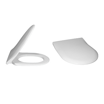 Villeroy&Boch Avento Сиденье с крышкой для унитаза, с микролифтом, нерж. сталь, цвет: альпийский белый