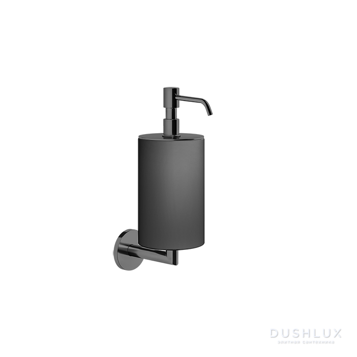 Фото Gessi Tondo Дозатор для мыла настенный черный, цвет: Black XL