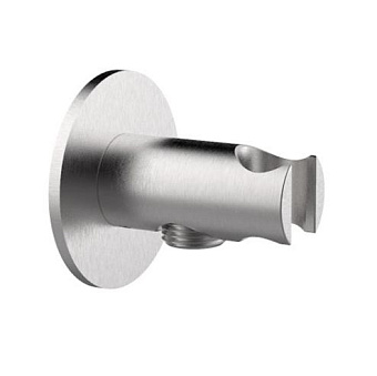 Almar 316 Stainless Steel Вывод из стены, с держателем для ручного душа, цвет: нержавеющая сталь брашированная AISI 316