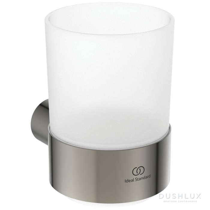 Фото Ideal Standard Conca Стакан, подвесной, цвет: PVD Silver Storm