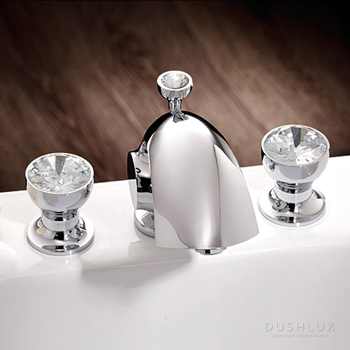 Фото Jorger Palazzo Crystal Смеситель для раковины, цвет: хром