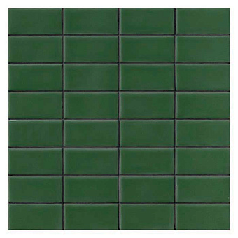 Mutina Din Керамогранит 30x30см, мозаика 7.4x3.6см, универсальный, цвет: dark green matt