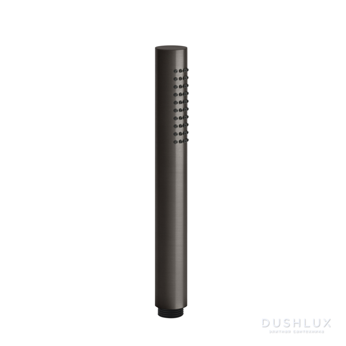 Фото Gessi 316 Душевая лейка с легкой очисткой, цвет: brushed black metal pvd