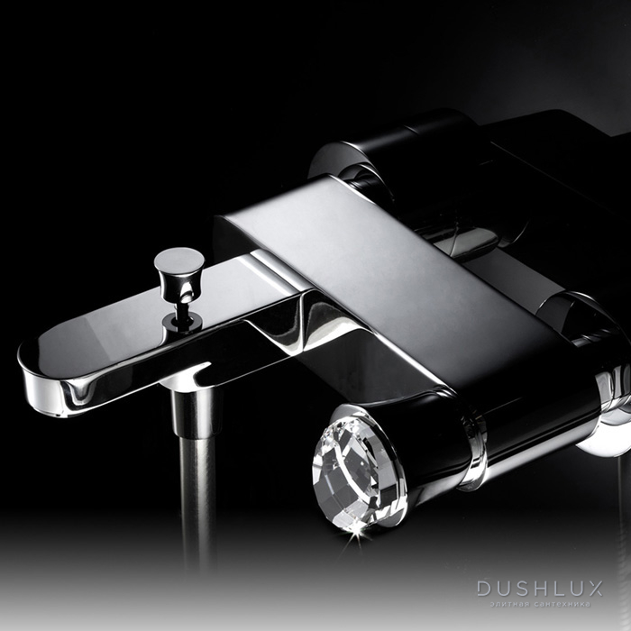 Фото Maier Muse Diamond Смеситель для ванны/душа, настенный, цвет: хром