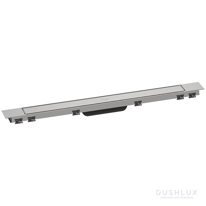 Фото Hansgrohe RainDrain Трап для душа 80см., внешняя часть, с регулировкой по высоте, цвет: сталь