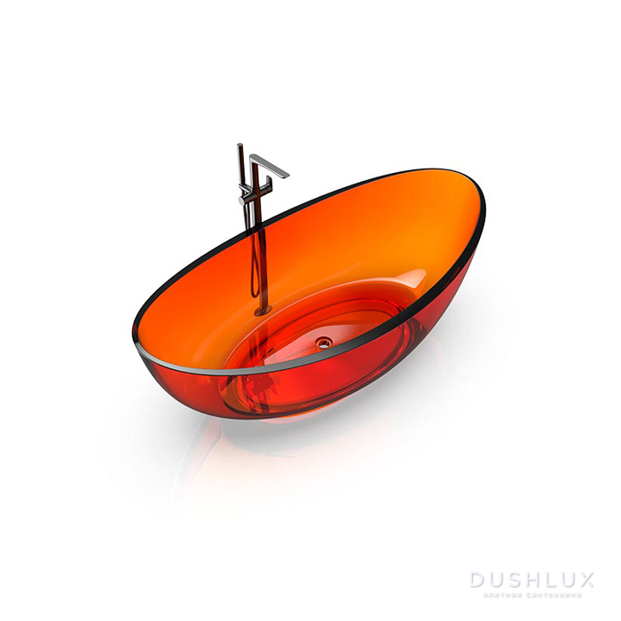 Фото Knief Oval Shape Ванна 180х93x56см., отдельностоящая, из полимерного материала, цвет: Citrin # 060