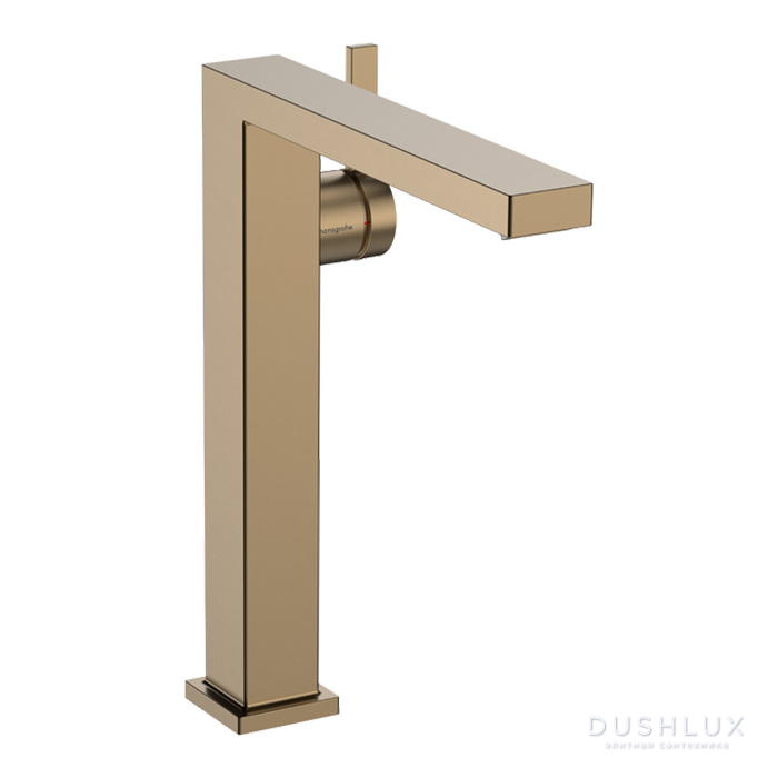 Фото Hansgrohe Tecturis E Смеситель для раковины, на 1 отв., высота: 24см., с донным клапаном, цвет: бронза матовая