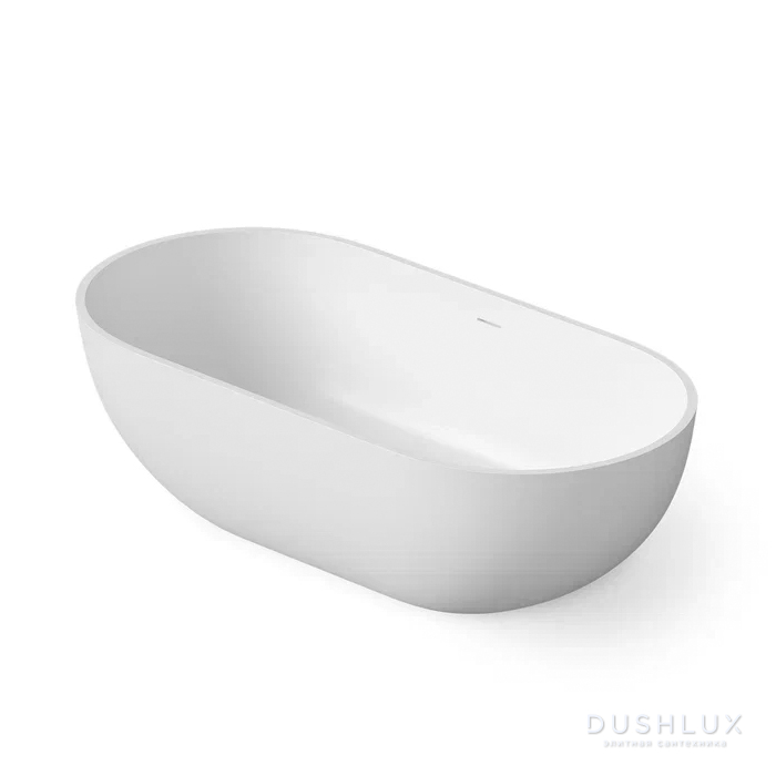 Фото Dea Design Shadow Ванна 140x70x52см., отдельностоящая, Solid Surface, цвет: White №18