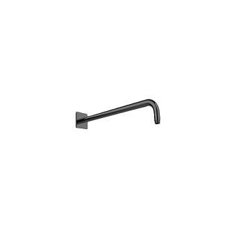 Almar Arms Кронштейн для верхнего душа 42см., настенный, с квадратным отражателем, цвет: черный металл брашированный PVD
