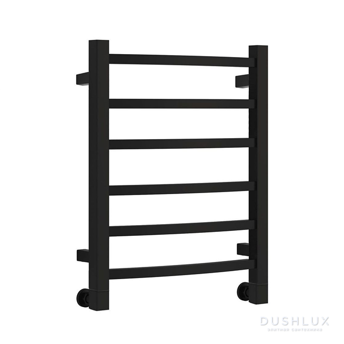 Фото Neoinox Quadro Полотенцесушитель 60x45см, водяной для ГВС, цвет: черный матовый