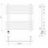 Secado Понтида + Полотенцесушитель 40x60 см/50, электрический, цвет: хром