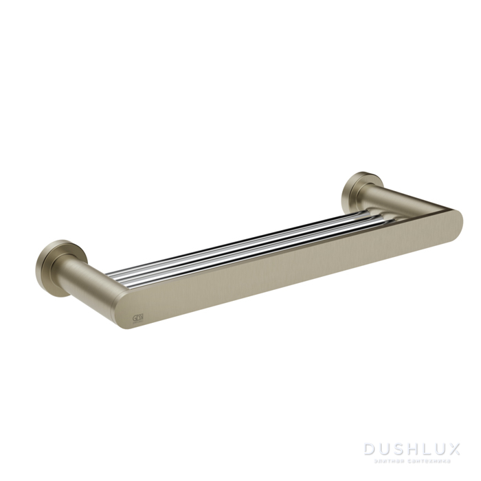 Фото Gessi Emporio accessories Настенная полка 30 см, цвет: Finox Brushed Nickel