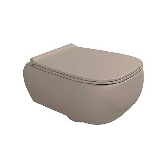 Flaminia Fluo Унитаз 54,5x41xh23см., подвесной, goclean, цвет: argilla