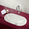 Villeroy&Boch O.novo Раковина 53x32x20.5см., встраиваемая снизу, без отв., с переливом, цвет: альпийский белый