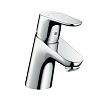 Hansgrohe Focus Смеситель для раковины с донным клапаном Push-Open, на 1 отв., излив 101мм, h53мм, цвет: хром