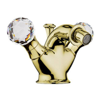 Webert Karenina Смеситель для биде, цвет: золото/кристаллы Swarovski