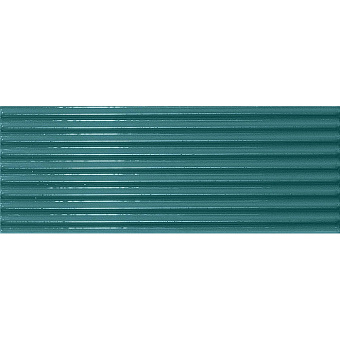 Ergon Abacus Керамическая плитка 20x7.5x1.15см, настенная, цвет: Brick Plisse' Lux Petrolio