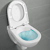 Villeroy&Boch O.novo Унитаз 56x36см., подвесной, безободковый, с гориз. выпуском, с сиденьем микролифт, цвет: альпийский белый