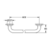 Grohe Essentials Ручка для ванной 610 мм, цвет: сталь