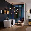 Villeroy&Boch Finion Ванна 170х70х62см., отдельностоящая, Quaryl®, цвет: альпийский белый/хром
