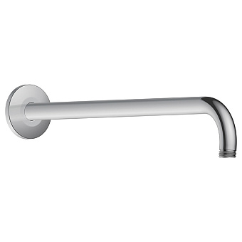 Duravit Настенный кронштейн с декоративной накладкой, 410 мм/ круглая накладка, соединительный патрубок размер DN15, цвет: хром