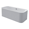 Kerasan Tribeca Ванна 170x80x58см., отдельностоящая, акриловая, в комплекте со сливом Clic-clac, цвет: белый
