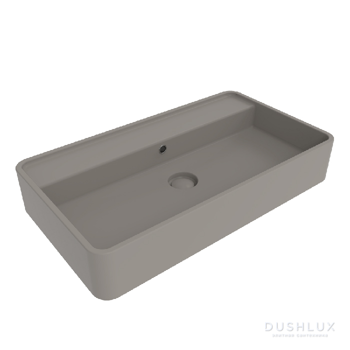 Фото Flaminia Miniwash Раковина 75x42x13 см, 1 отв., цвет: cenere