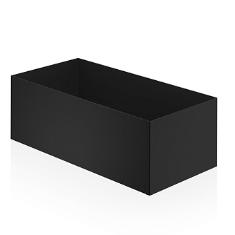 Decor Walther DW 361 Бокс универсальный 25x12x9см, цвет: черный матовый