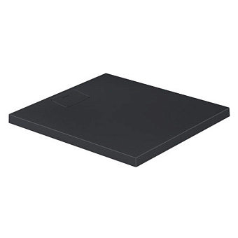 Duravit  Stonetto Поддон композитный  прямоугольный  90x80х5см, d9см, цвет: антрацит