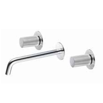 Maier Cylinder Смеситель для раковины, на 3 отв., настенный, цвет: хром
