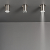 CEA Design FREE IDEAS Верхний душ, полувстраиваемый, потолочный, 1 режим, Spiral jets, Delrin®, цвет: нержавеющая сталь
