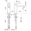 Newform Ergo Q Смеситель для раковины, 1 отв., цвет: хром