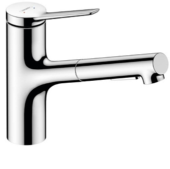 Hansgrohe Zesis Смеситель для кухни, 1 отв., с вытяжным душем, 2jet, цвет: хром
