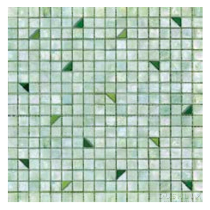 Фото Sicis Colors Мозаика 29.5x29.5см, универсальная, стекло, цвет: calicantus1/bamboo-malachite