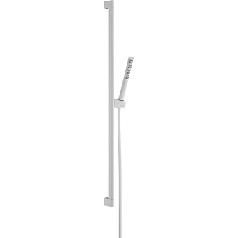 Hansgrohe Pulsify Душевой гарнитур: штанга 90см., ручной душ 1jet EcoSmart+, цвет: белый матовый