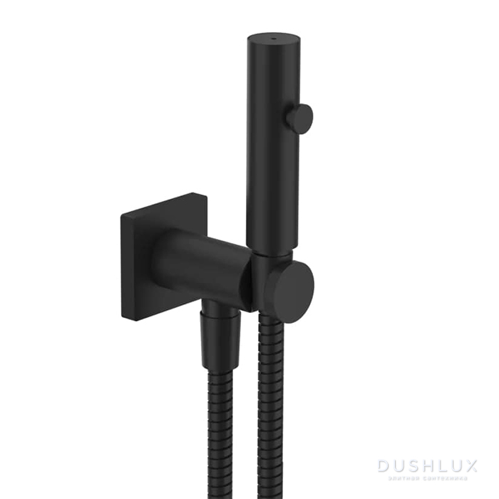 Фото Gessi Rilievo Гигиенический душ настенный на 1/2", цвет: nero XL