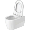 Duravit Me by Starck Комплект: подвесной унитаз 56x37см, Rimless 252909+ сиденье с мягким закрыванием 002009, цвет: белый